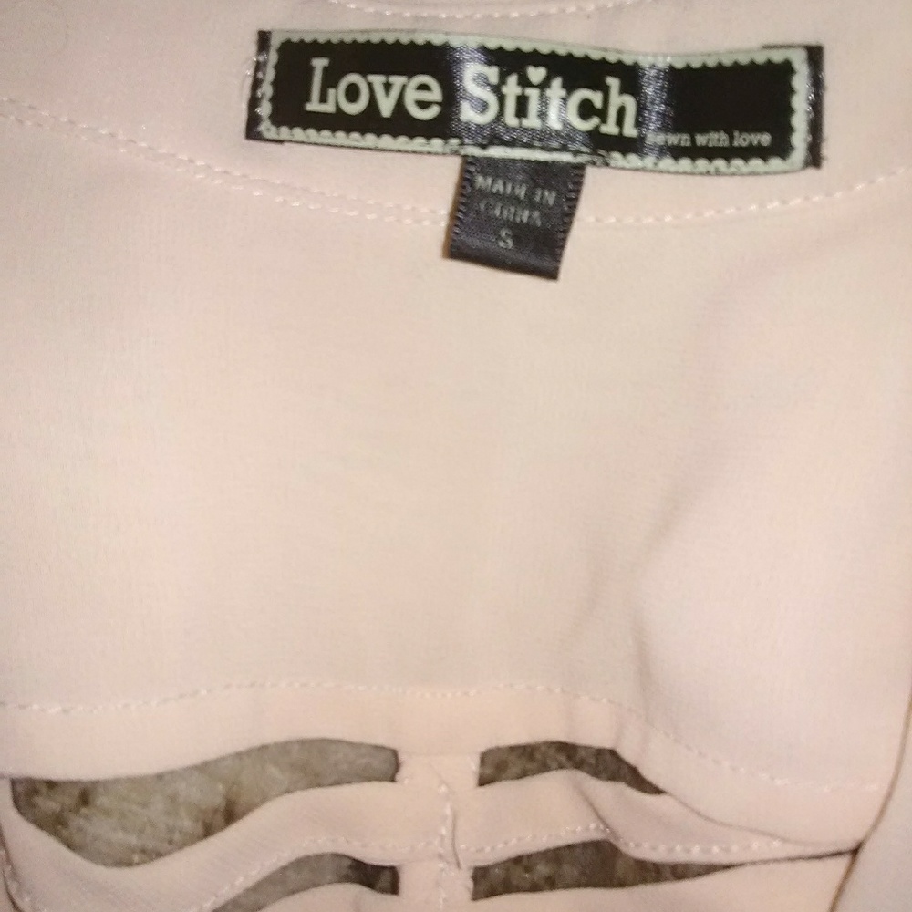 Love Stitch Sheer Blouse - Picture 4 of 4